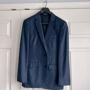 Express Producer Modern Fit Dress Jacket, Navy, Size 38R